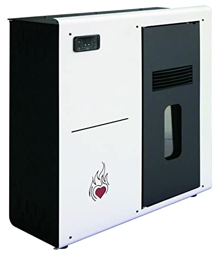 STUFA A PELLET CUORE CALDO DA SLIM 8 KW BIANCA