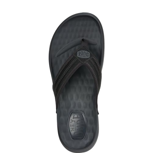 Image of HEYDUDE Men's Myers Flip Classic Sandal | Lightweight Flexible Outsole | Travel Ready Flip Flop