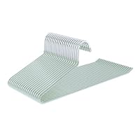 ABHENG Cintres Pantalons, Lot de 50, Accessoires de Rangement, Enfilage Facile, Chromé, Gain de Place, Porte-Pantalon Antiglisse, 38 x 0,5 x 13 cm, Blanc, AIY0550W ABHENG Cintres Pantalons, Lot de 50, Accessoires de Rangement, Enfilage Facile, Chromé, Gain de Place, Porte-Pantalon Antiglisse, 38 x 0,5 x 13 cm, Blanc, AIY0550W