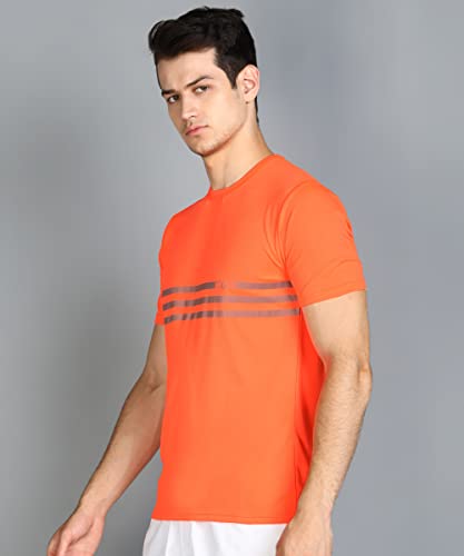 Image of Mens Round Neck T-Shirt for Workout and Running