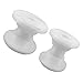 ISURE MARINE White Water White Delrin Bow Anchor Roller Replacement Wheels Bow Roller for Marines Boats Yachts Kayaks (Pack of 2)