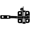 National Hardware Automatic Gate Latch, Black, 4 in Strike, Model N184-861, For Outswing Gates Doors Animal Pens