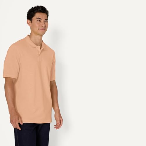 Image of Amazon Essentials Men's Regular-Fit Short Sleeve Cotton Pique Polo Shirt (Available in Big & Tall)