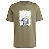adidas Men's Doodle Graphic Tee, Olive strata, M