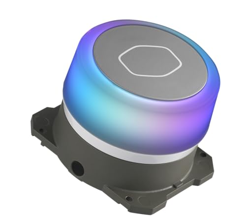 MasterLiquid ML240 Illusion Edizione White CPU Dissipatore ad Acqua AIO, Pompa 3° Gen, 2 Ventole Halo ARGB 120 mm, Radiatore 240 mm, Controller ARGB, Compatibile AMD/Intel - Sistema di raffreddamento - Immagine 4