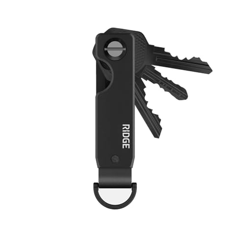 The Ridge Key Organizer - Compact Metallic Key Holder,...