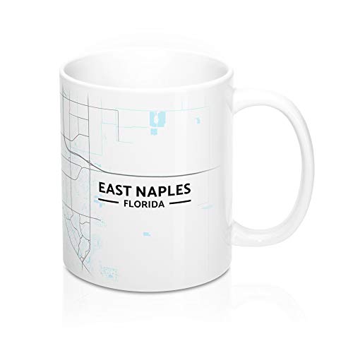 Hometown Bias East Naples, Florida FL Map Mug (11 oz)