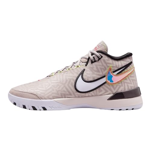 Nike Chaussures de basket-ball Lebron NXXT Gen AMPD pour homme, Violet platine/teinte améthyste/braise magique/noir cassé, 46 EU