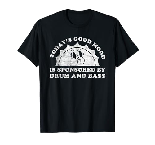 Funny Cute Retro Vintage Drum and Bass Music T-Shirt