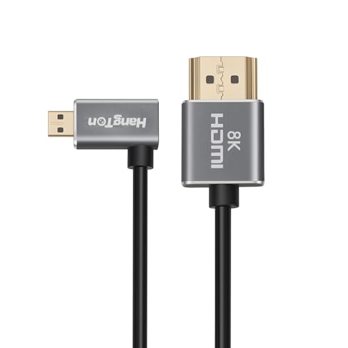 Cable micro HDMI a ángulo recto HDMI 8K para evitar tirones 2
