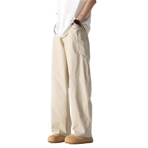 Men's Pants Workwear Wide Leg Straight Loose Fit Retro High Street Summer Casual Long Pants for Men2