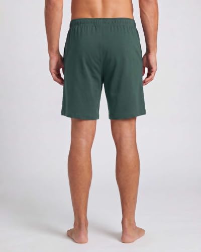 Image of Real Essentials 3 Pack: Mens Cotton Ultra-Soft Knit Sleep Pajama Shorts & Lounge Wear (Available In Big & Tall)