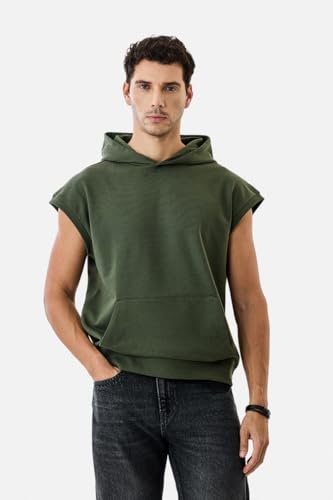 Image of SNITCH Men Casual Hoodie| Oversized Fit Hooded Neckline with Graphic Print & Long Sleeve| Soft Cotton-Polyester Blend for Daily Winter Wear & Streetwear