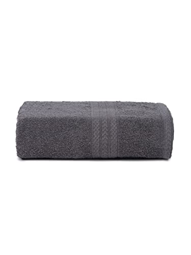 Image of NAKSH 450 GSM Super Absorbent King Size Bath Towel, Grey | Soft,Fluffy & Fade Resistant Color | Luxurious & Stylish | Machine Wash