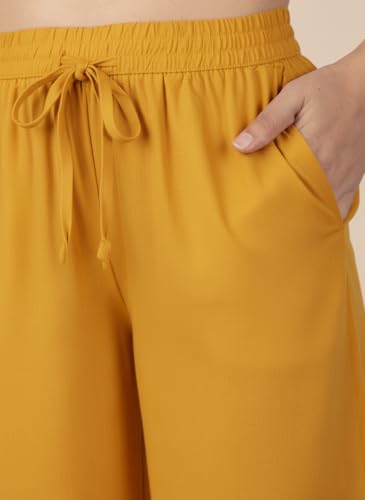 Image of Moirai Super Soft Viscose Rayon Palazzo Pants for Women Relaxed & Regular Fit Solid Palazzo for Women & Girls Casual Ethnic Wear