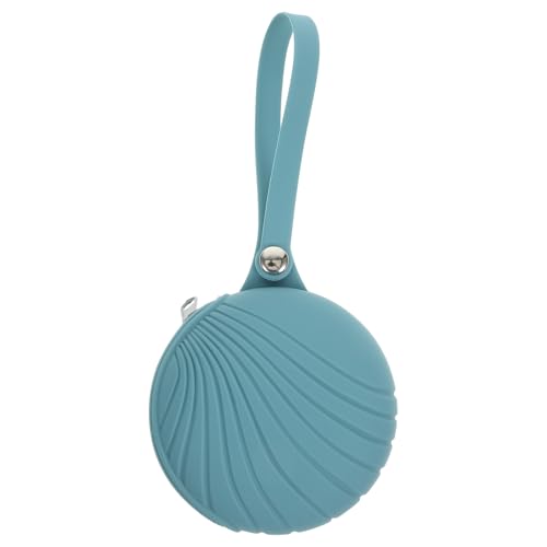 ifundom Bolsa para Chupete de Silicona Lavable y Ligera Estuche Portátil para Chupetes y Accesorios Color Azul Ahumado Adecuado para Viajes y Uso Diario Organizador Resistente Cierre