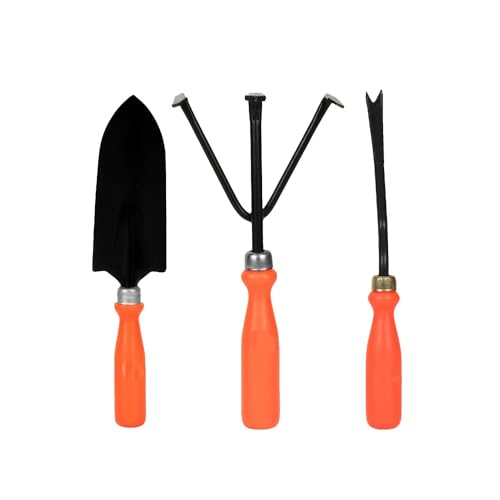 Mahi Supermart Gardening Tool Set – 3 Pcs (Big Shovel, Cultivator, Weeder) | Gardening Tools Kit for Home Gardening | Terrace Gardening Accessories | Necessary Farming Tiller, Spade, Trowel Mahi Supermart Gardening Tool Set – 3 Pcs (Big Shovel, Cultivator, Weeder) | Gardening Tools Kit for Home Gardening | Terrace Gardening Accessories | Necessary Farming Tiller, Spade, Trowel