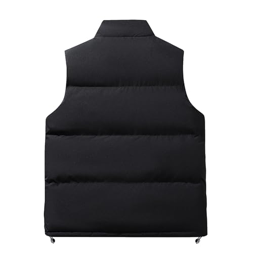 Black Puffer Vest Men Quilted Vest No Hood Lightweight Puffer Jacket - image 8
