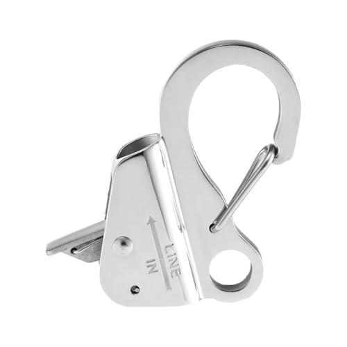 Moliuoly Longitud de correa ajustable, gancho de cuerda deslizante, clips de correa para guardabarros, yates y barcos