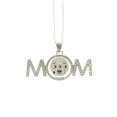 Collier traditionnel japonais sushi pendentif cadeau anniversaire maman grand-mère M