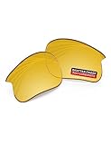 iLikeo PRO+ Polycarbonate Non-Polarized Replacement Lenses for Bolle Vigilante 10263 Sunglass - HD Yellow