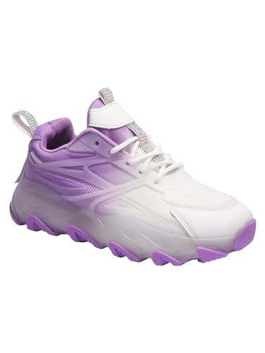 Image of The White Pole Trendy Stylish Lightweight Fabulous Sneaker Shoe Soft & Comfortable Lace-Up Shoes for Women & Girl's