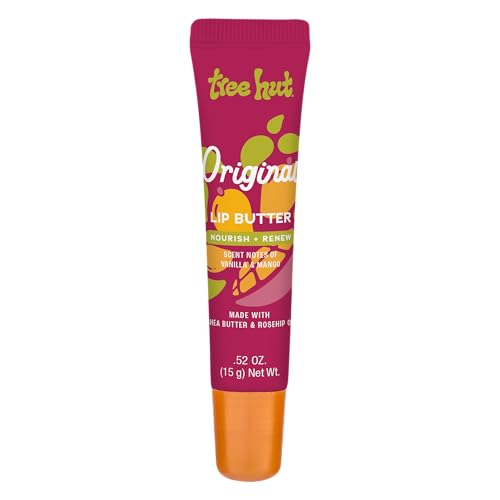 Tree Hut Original Sugarlips Lip Butter, Hydrating Lip Care to Lock in Moisture & Nourish Lips, Soft & Smooth Finish, 0.52 fl oz