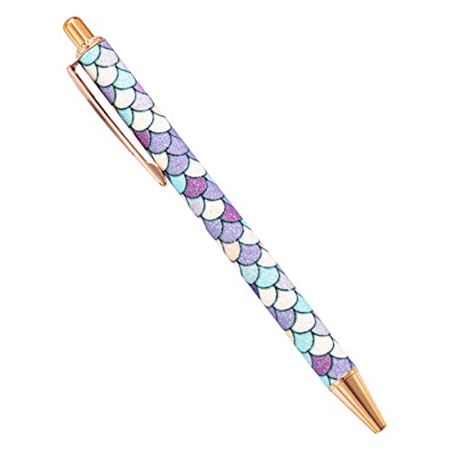 Press Type Ballpoint Pen Polishing Innovative Glitter Adorable Stable Ink Output Rollerball Pen School Supplies Signing PenFor students, schools and offices