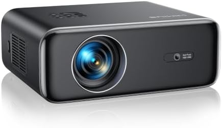 【Auto Focus/Keystone】 Proyector 4K WiFi Bluetooth 35000 Lúmenes Full HD 1080P, WiMiUS Proyector 4K Soporte Zoom 50% Proyectors Portátil WiFi6 Cine en Casa/Exterior para Teléfono/TV Stick/PS5 HDMI USB