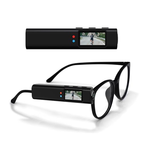 ZHAOGE ​2.7K Ultra-Light Head Mounted Sports FPV Camera, 21g Glasses-Compatible Action Cam with 0.96