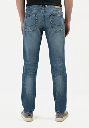 camel active Herren Slim Fit Madison Stretch Jeanshose Hose, Mittelblau (Indigo - 46), 44W / 34L – Ansicht 4