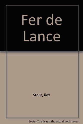 Fer-de-lance [Large Print] 0816132224 Book Cover