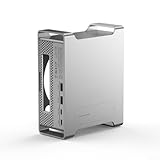 [Elegante finitura argentata] L'elegante aspetto argento aggiunge un tocco moderno a qualsiasi spazio di lavoro, completando il tuo MACMINI mantenendo le cose eleganti e funzionali.