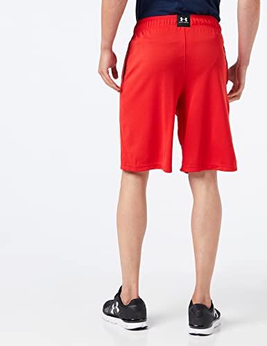 Under Armour UA Baseline 10In Short Homme, Red, FR : M (Taille Fabricant : MD)