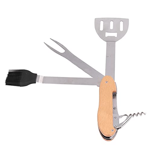 Set multifunción para BBQ 5 en 1 acero inoxidable miniatura 1