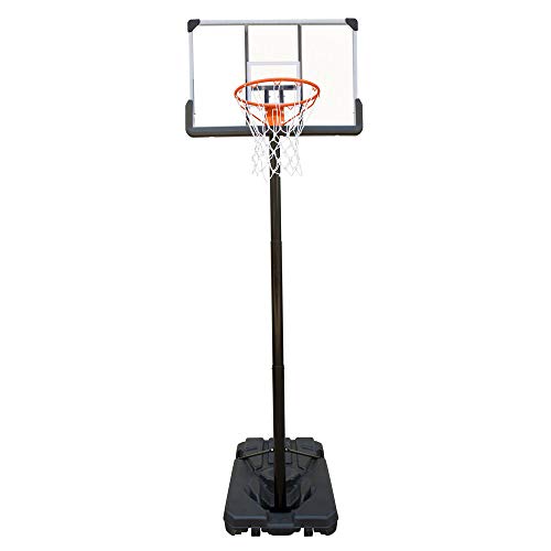 Movement God Portable Basketball Hoop & Goal Basketball System Basketball Equipment Height Adjustable 6ft-10ft with 44