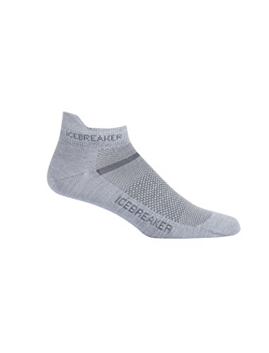 Icebreaker Merino Men's Multisport Ultralight Micro, Fossil/Monsoon, Medium