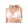 Vanity Fair Women's Plus Size Full Figure Beauty Back Smoothing Bra with Lace, 4-Way Stretch Fabric, Lightly Lined Cups up to DD, Champagne, 42D