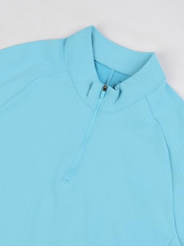 Image of TECHNOSPORT Men's Solid Full Sleeve T-Shirt ELASTOPLUS Quick Dry Slim Fit Mock Neck Sports Tee for Training Layering Casual Wear UPF50+ Anti Odour