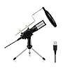 Geavonyg Condenser Microphone with Plug and Play USB High Sensitivity Capacitor and Noise Reduction Technology for Studio Professional Condenser Podcast Active Noise #2