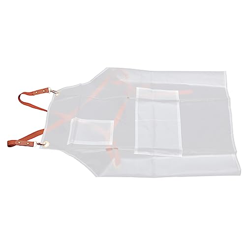 NAMOARLY Cute and Simple Style Waterproof Apron Dishwasher Safe Long for Kitchen and Cooking