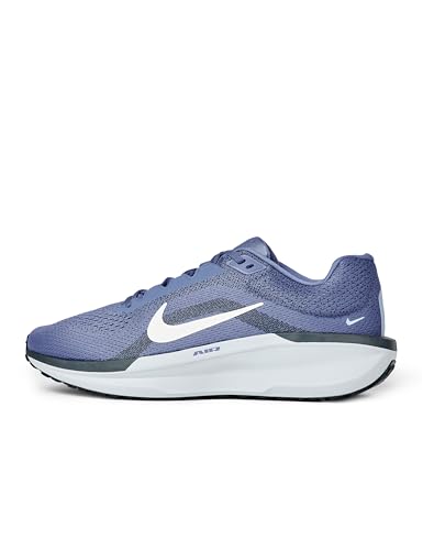 Nike Men's Winflo 11 Road Running Shoes, World Indigo/Sail-Light Armory Blue, 12