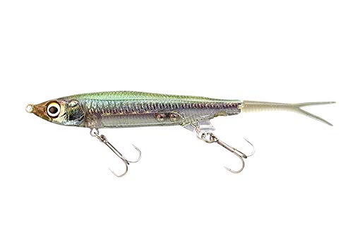 JACKALL Nagi 65SP RT Scale Holo Wakasagi Suspended Minnow Lure, 1 Piece