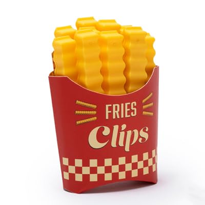 Amazon｜【12個セット】 フライドポテトの形 袋止めクリップ