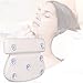 Geila Oreiller de bain imperméable pour spa - Antidérapant - Rembourré - Confortable - Pour la tête, le cou et le dos - Avec 7 ventouses - Blanc