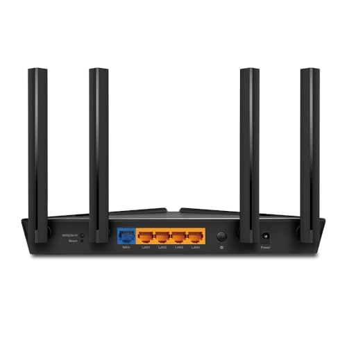Image of TP-Link Next-Gen Wi-Fi 6 AX3000 Mbps Gigabit Dual Band Smart Wireless Router, OneMesh Supported, Dual-Core CPU,HomeShield, Ideal for Gaming Xbox /PS4 /Steam, Plug and Play (Archer AX53), Black