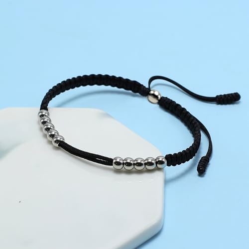 LAMIBEE Golf Stainless Steel 10 Beads Score Counter Bracelet, Golf Stroke Count Bracelet, Resizable and Easy to Adjust Golf Round Scoring Tracker, Durable and Stylish Golf Accessory4