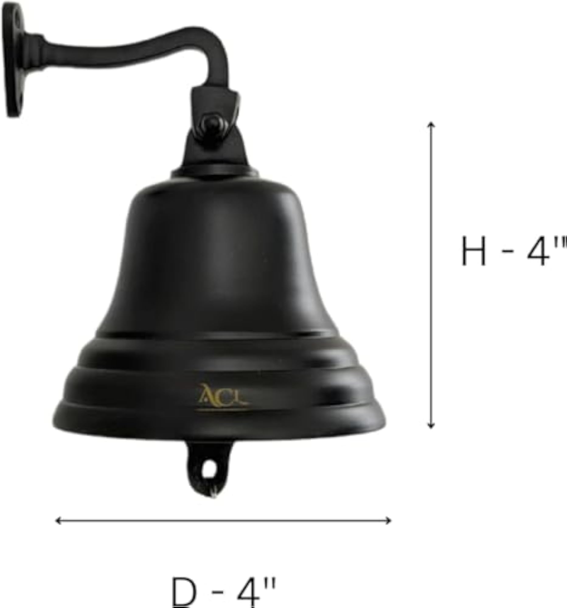 Wall Mounted Nautical Bar Hand Bell, Unique