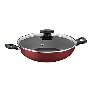 PANELA WOK ALUMINIO 28CM LORETO VERMELHA