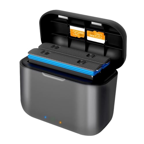 Fast Battery Charger Hub for X3 Quick Portable Dual Channel Battery Charge Storage Station X3 Charger Hub Only with Type C Charging Cable